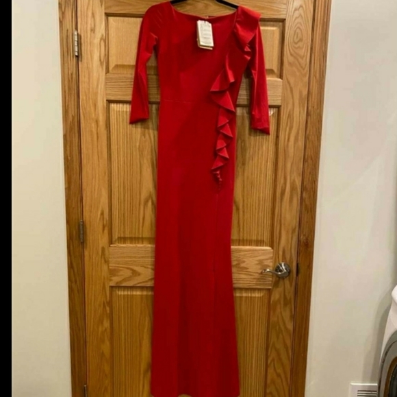 Chiara Boni Dilia Boat-Neck Trumpet Evening Gown - Picture 4 of 16